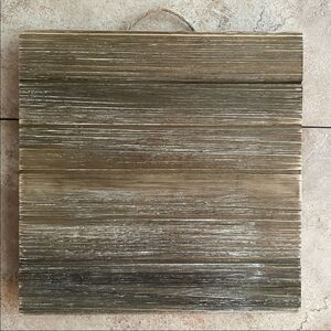 NWT Beautiful 10”X10” Reclaimed Wood Plaque, Letter Board,Frame for art Projects